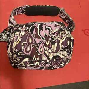 Ju-Ju-Be Paisley Purple and Black Baby Bag